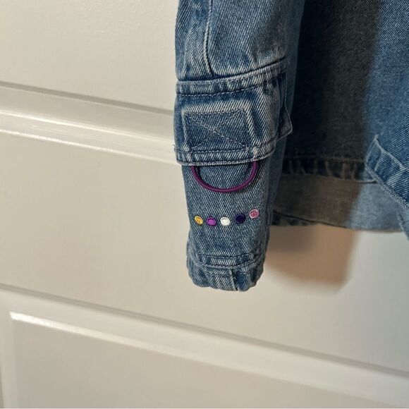 The Disney Store Vintage Mickey Mouse Light Blue Overalls - Picture 4 of 5